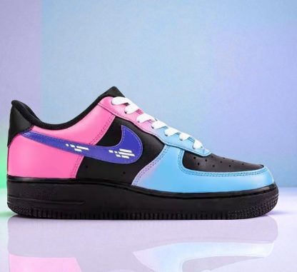 Custom Cybergame Hand Painted Sneakers - Image 2